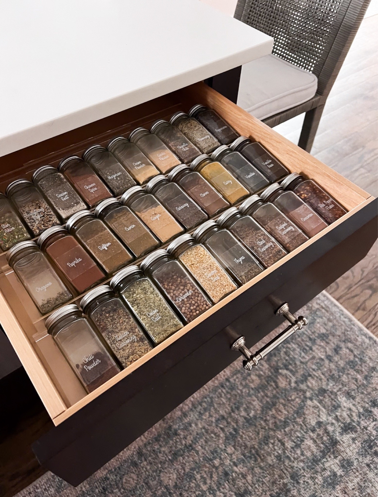 Spice drawer organizers are one of those small kitchen upgrades that make such a big difference. I love having everything visible, organized, and easy to grab while cooking — it makes everyday routines feel so much smoother.

spice drawer organizer, kitchen organization, kitchen drawer ideas, pantry organization, spice storage, organized kitchen, kitchen storage solutions, home organization, functional kitchen ideas, kitchen essentials, clean kitchen, girlonthehudson

#LTKSeasonal #LTKHome #LTKdayinmylife