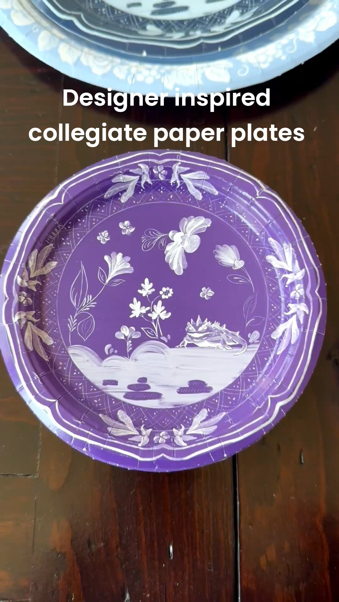 Designer inspired paper plates
Collegiate ￼ paper plates

#LTKCon #LTKU #LTKHome