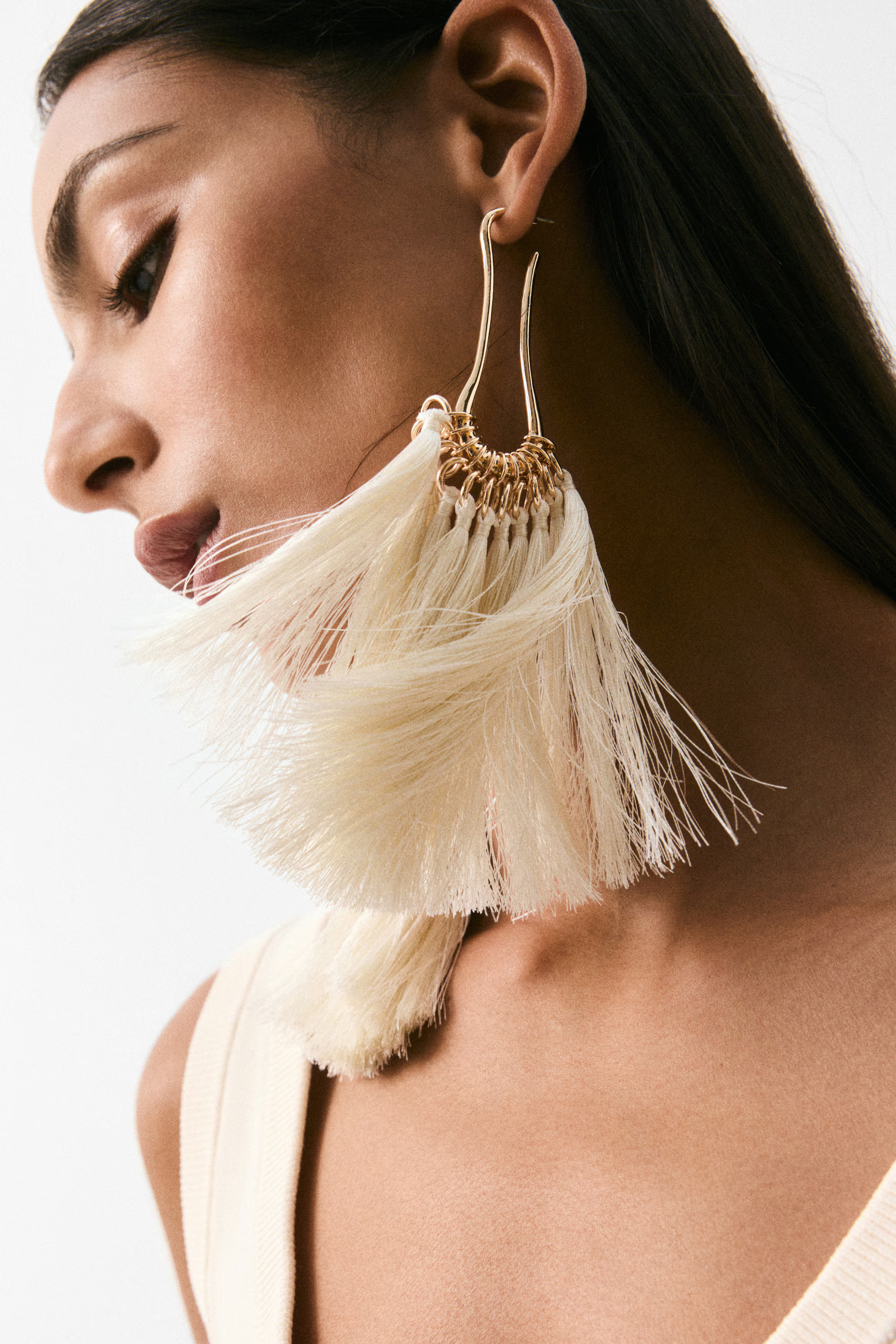 Fringed Dangle Earrings | H&M (US + CA)