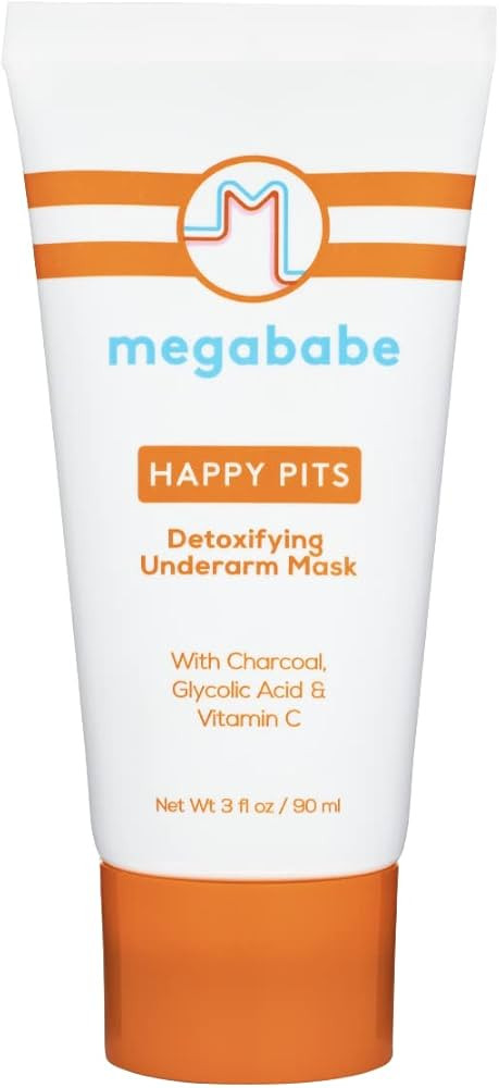 Megababe Underarm Mask - Happy Pits | With Detoxifying Charcoal & Vitamin C | 3 fl oz | Amazon (US)