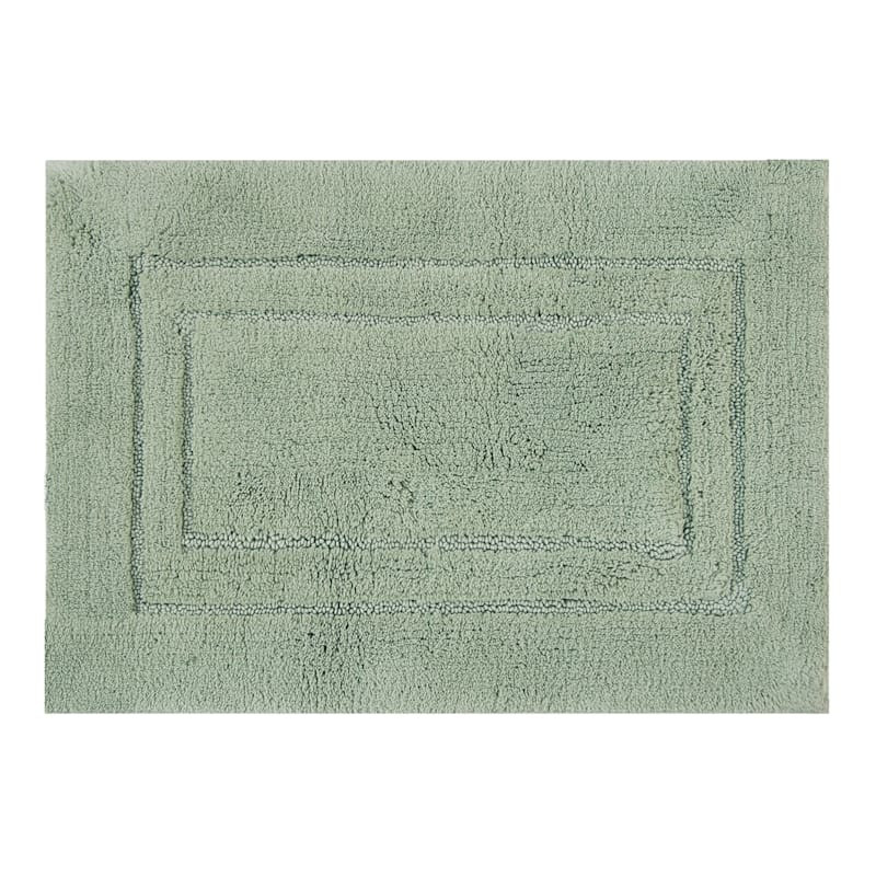 Racetrack Desert Sage Bath Rug, 17x24 | At Home
