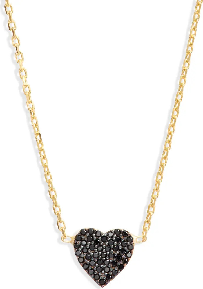 Mini Pavé Heart Pendant Necklace | Nordstrom