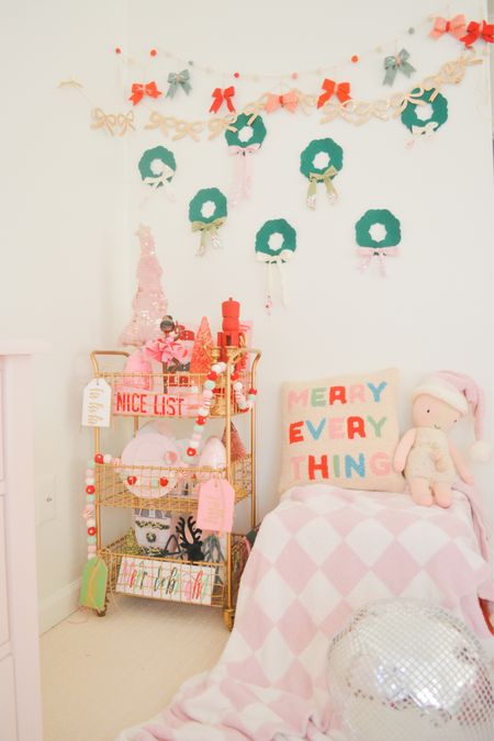 Christmas decor, Christmas diy, whimsical Christmas, kids Christmas, girls room, pink Christmas, pinkmas, Christmas bows, Christmas bow ornaments 

#LTKparties #LTKkids #LTKHoliday