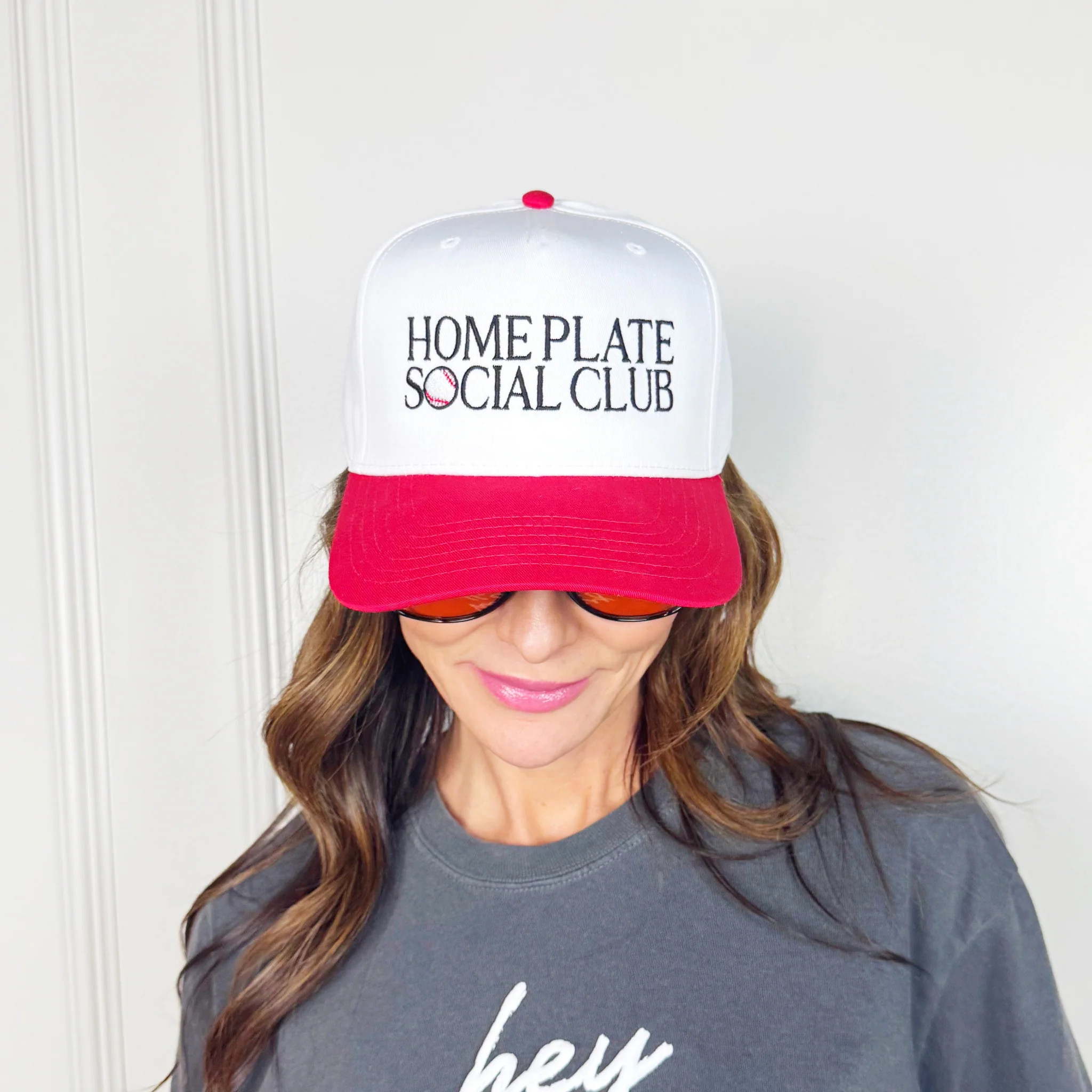 Home Plate Social Club Trucker Hat | Poppy & Pine