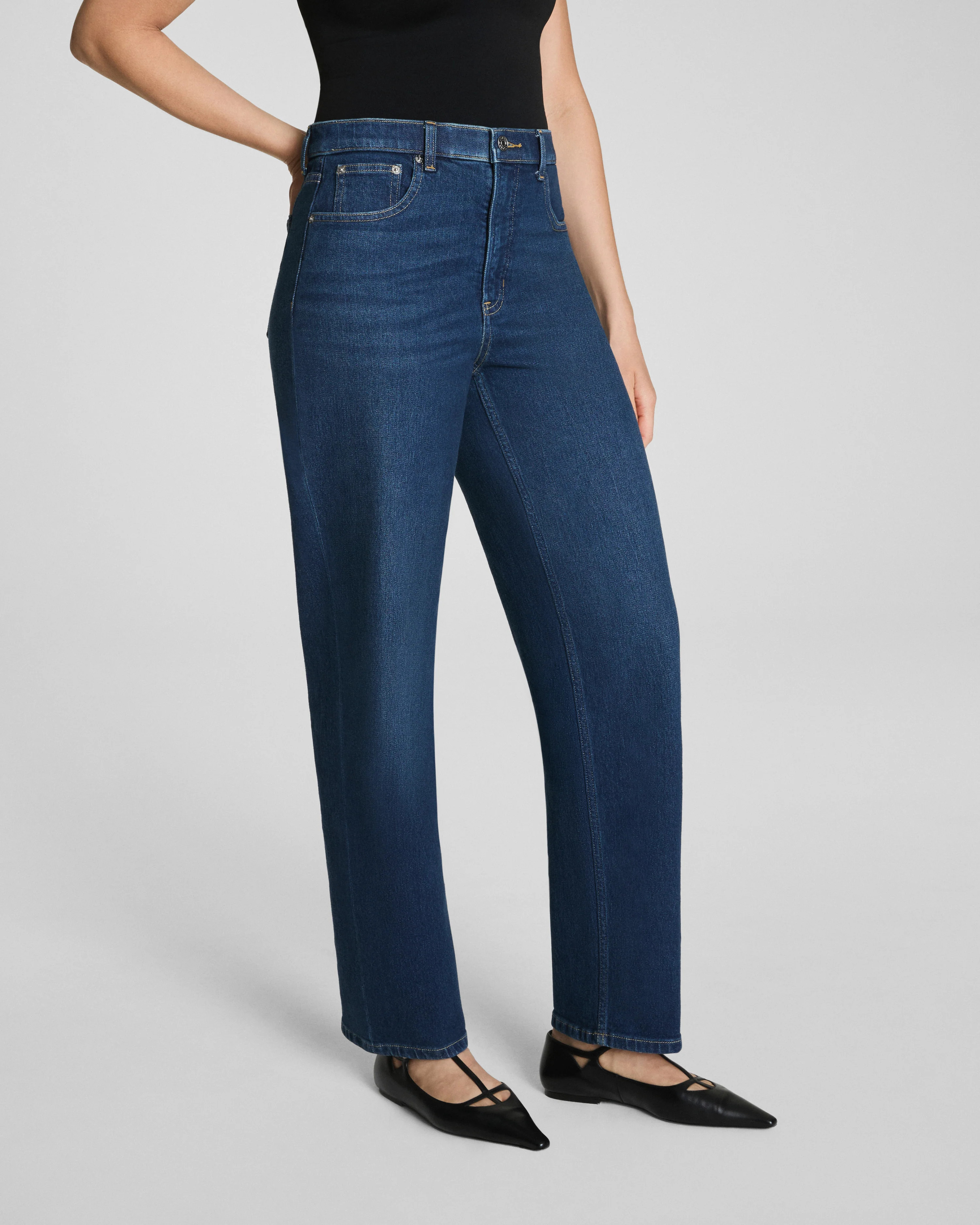 90s Straight Leg Jeans | Spanx