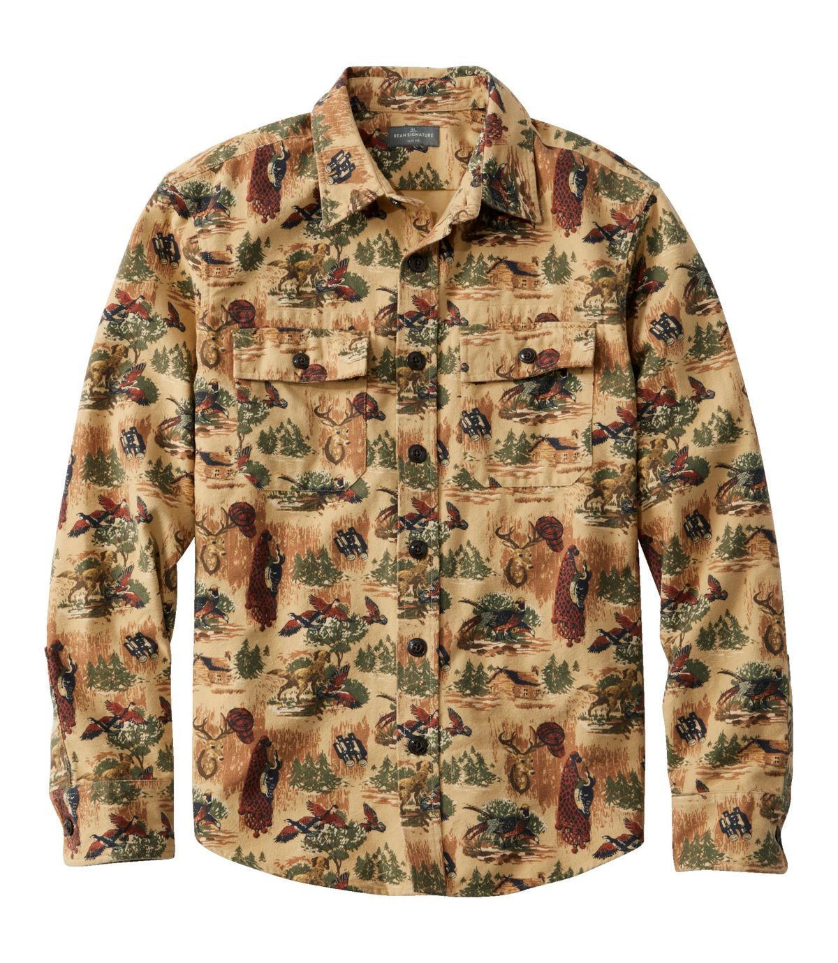 Men's Signature 1933 Chamois Cloth Shirt, Slim Fit, Pattern | L.L. Bean