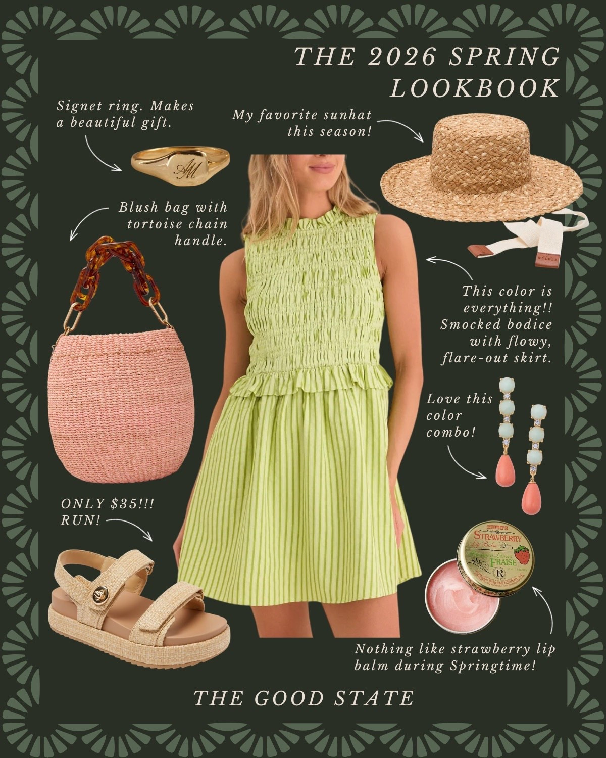 This Spring we are saying YES to happy colors!! We are saying yes to more prints and patterns. Yes to having fun getting dressed! This Lookbook is for the Spring girlies that are saying yes with me! The ones longing for the warmth of sunshine on their skin and a cool breeze blowing through their hair. Shorts and a sweatshirt weather. A flowy dress and a light cardigan. This is for the ladies counting down the days until the farmers market opens back up. The ones who love early mornings at the market—flaky croissant in one hand and a rosemary latte in the other. This is for the ones who can’t resist a bouquet of fresh flowers and are trying to figure out how to grow their own cut flower garden at home (🙋🏼‍♀️). For the ones who spend the golden evenings having a picnic with friends. For the people (like me) who always have a picnic blanket in their car. This is for the girlies love allllll things gingham, their trusty ball cap, pops of color and who firmly believe you can’t have too many neck scarves or bandanas. For the ones who love feminine details like lace trim, dainty florals and ruffles. This Spring may we slow down, breathe deep, embrace the life all around and romanticize the seemingly ordinary moments🌼

#LTKootd #LTKActive #LTKSaleAlert