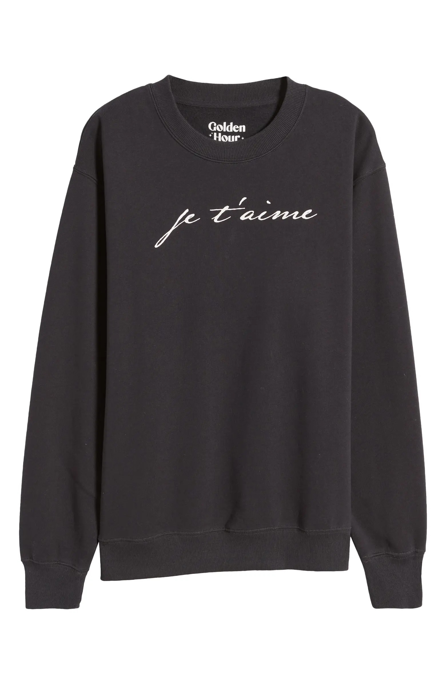 GOLDEN HOUR Je t'Aime Graphic Sweatshirt | Nordstrom | Nordstrom