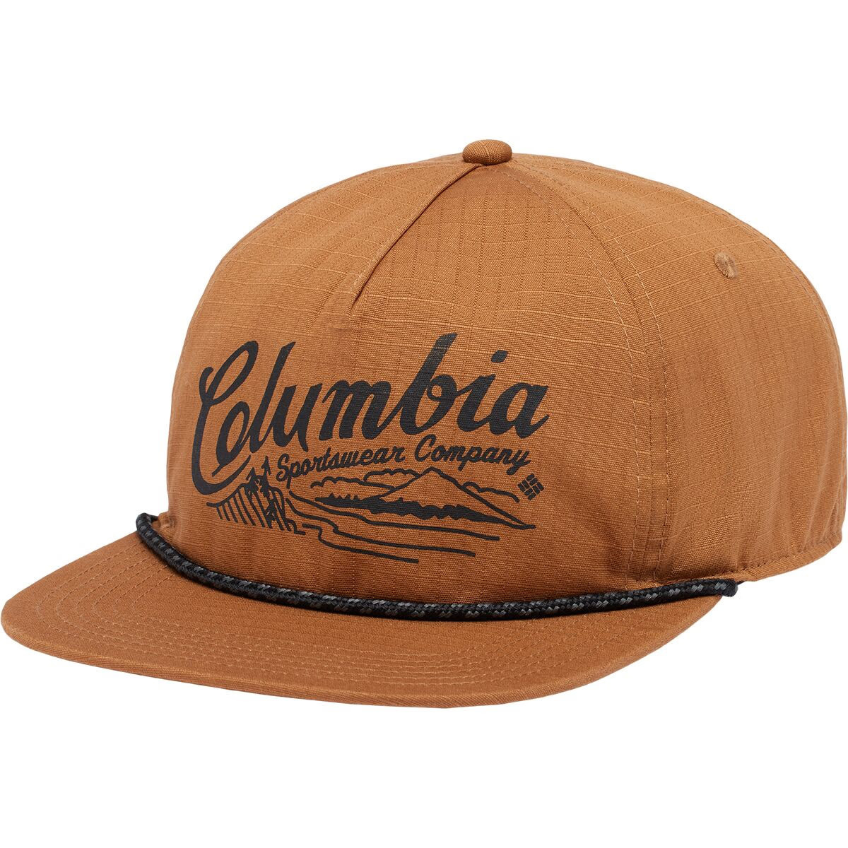 Columbia Ratchet Strap Snapback Hat Camel Brown/Columbia Mountains, One Size | Backcountry