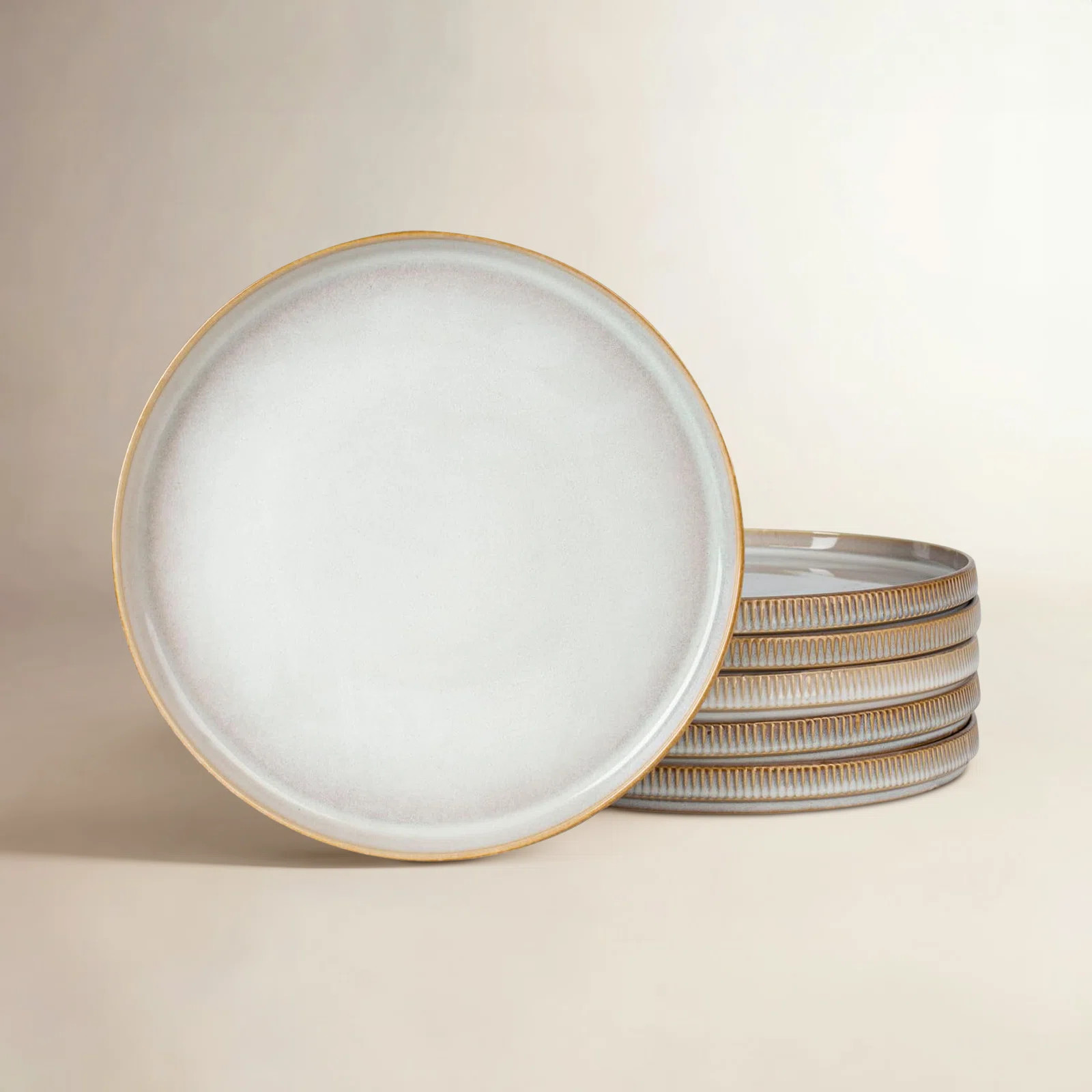 Azal 10" Stoneware Dinner Plate (Set of 6) | Wayfair North America