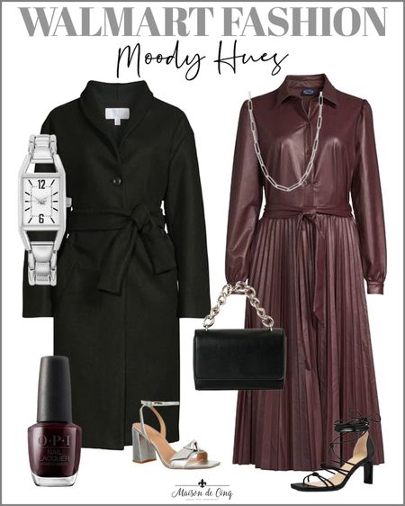 Check out this amazingly chic faux leather dress from @walmartfashion! Gorgeous, versatile and only $54 it’s going to sell out FAST!!

#walmartpartner #walmartfashion #falloutfit #datenightoutfit #coat #heels #handbag 

#LTKSeasonal #LTKFind #LTKover40
