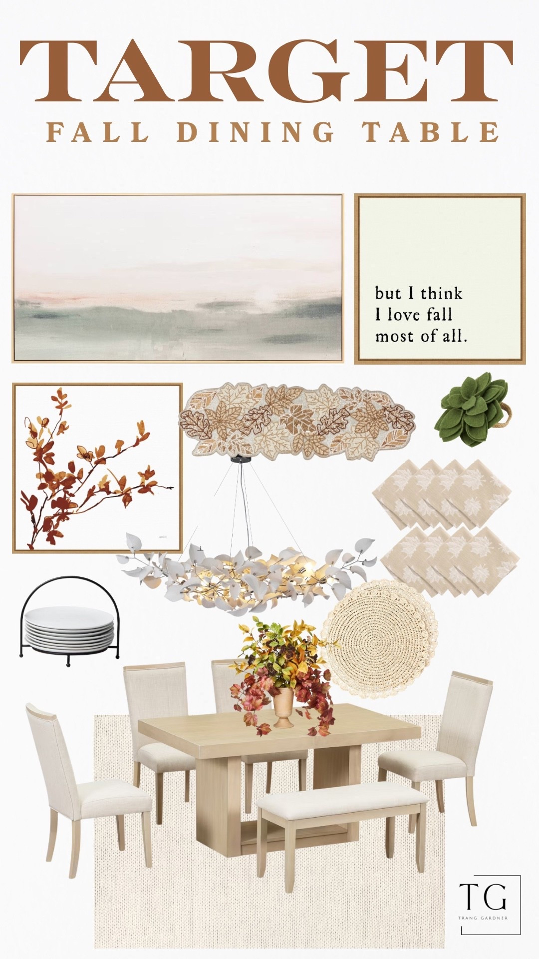Fall dining room decor

#LTKSeasonal #LTKSaleAlert #LTKHome