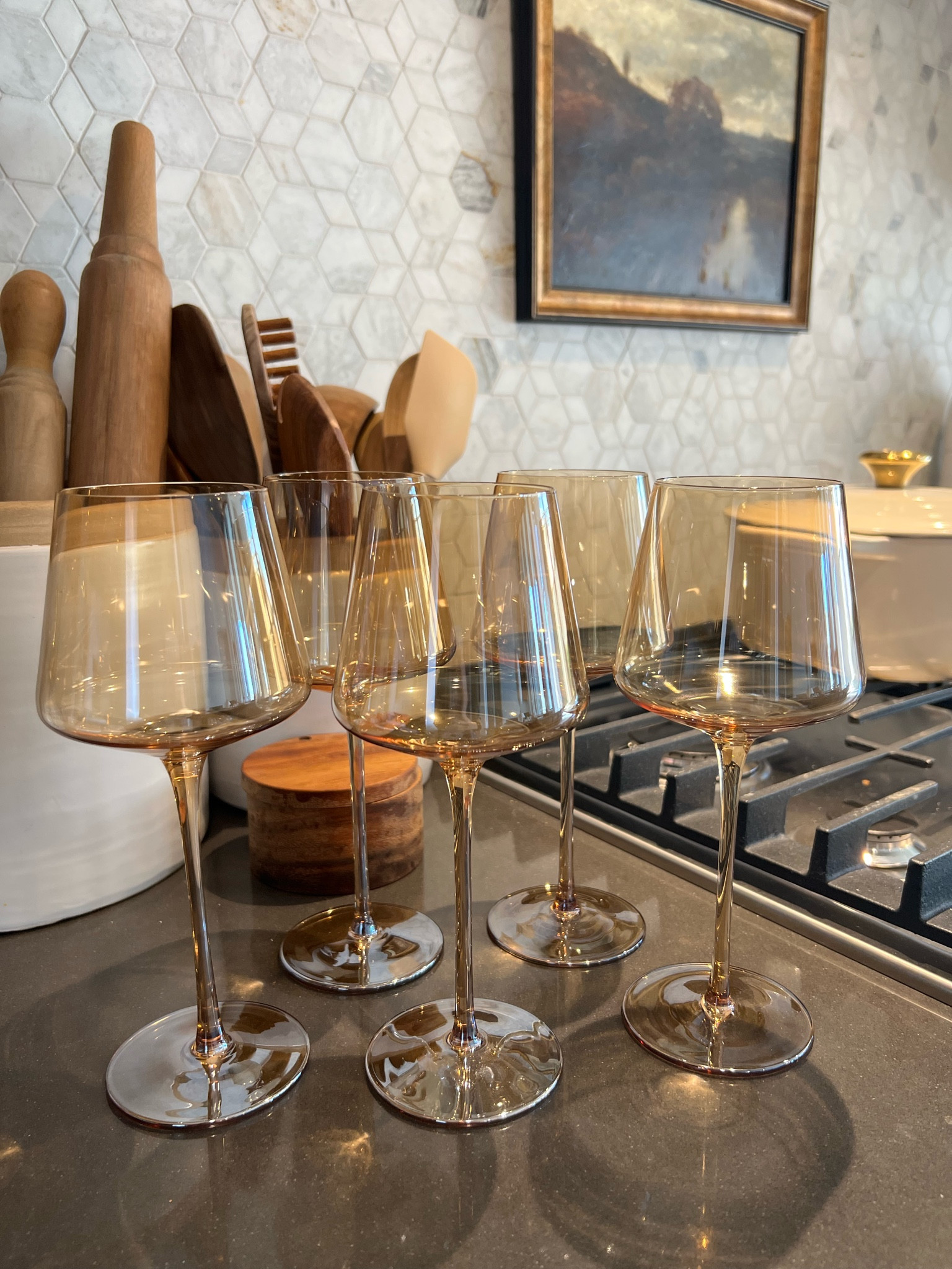 Fall wine glasses, amber wine glasses, brown wine glasses, amazon wine glasses

#LTKhome