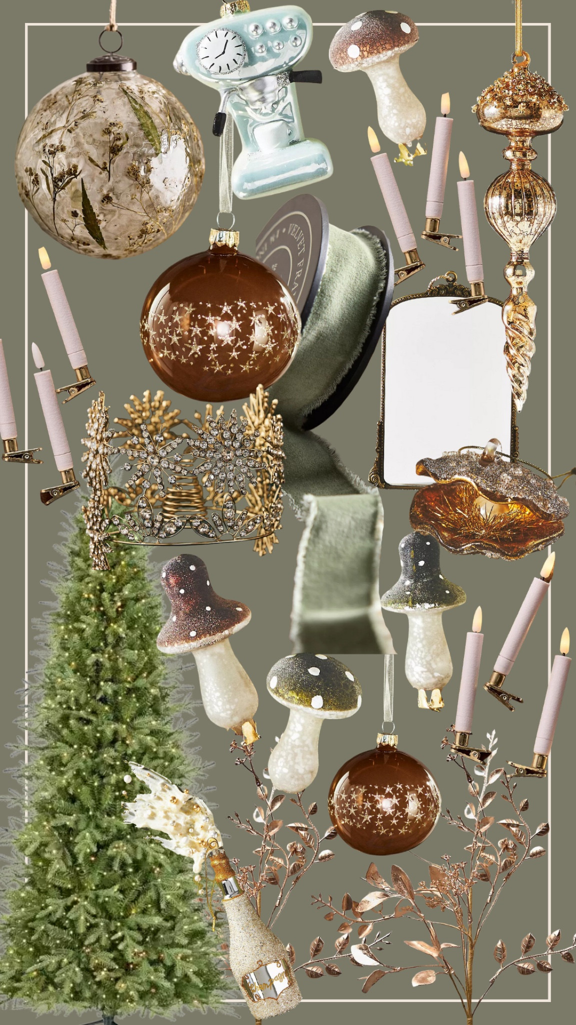 All of the ornaments I used on my Christmas tree in our bedroom 🌲

#LTKhome #LTKHoliday