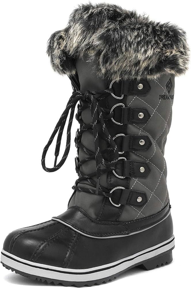 DREAM PAIRS Women's Mid-Calf Waterproof Winter Snow Boots | Amazon (US)