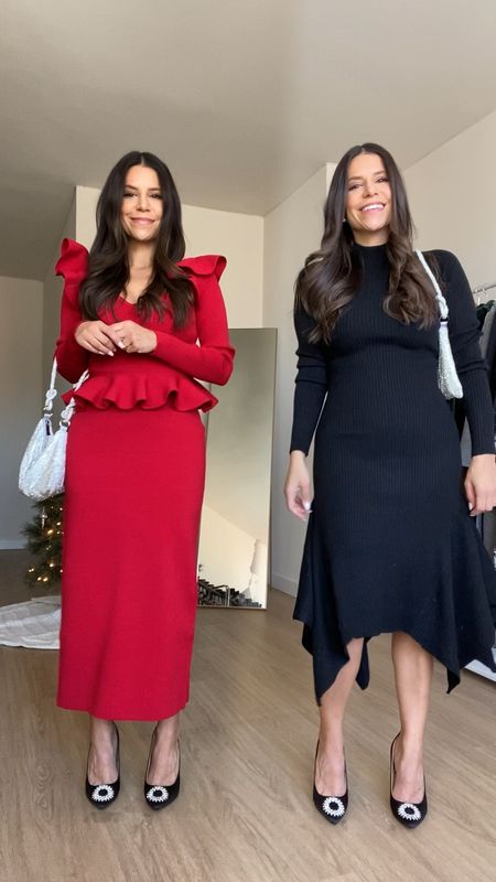 Red vs black look for the holidays from @Express! This red look 😍 #ExpressPartner #ExpressYou #ad 
@shop.LTK #liketkit liketk.it/3VgHc
 


#LTKstyletip #LTKHoliday #LTKunder100