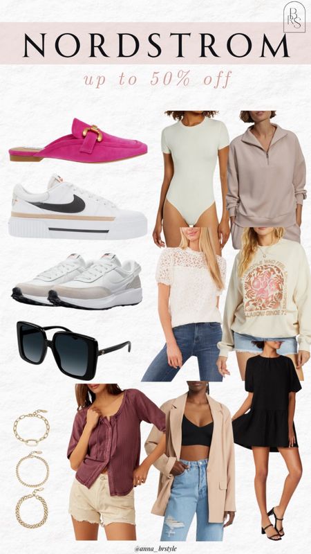 Nordstrom sale up to 50% off, nike sneakers, mules, skims dale, gucci sumglasses sale 

#LTKfindsunder50 #LTKfindsunder100 #LTKsalealert