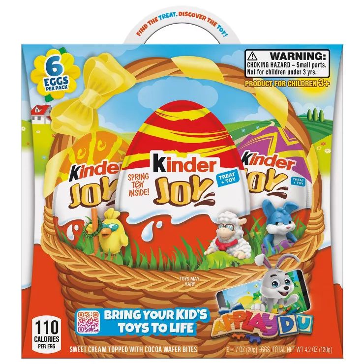 Kinder Joy Easter Eggs - 4.2oz/6ct (Packaging May Vary) | Target