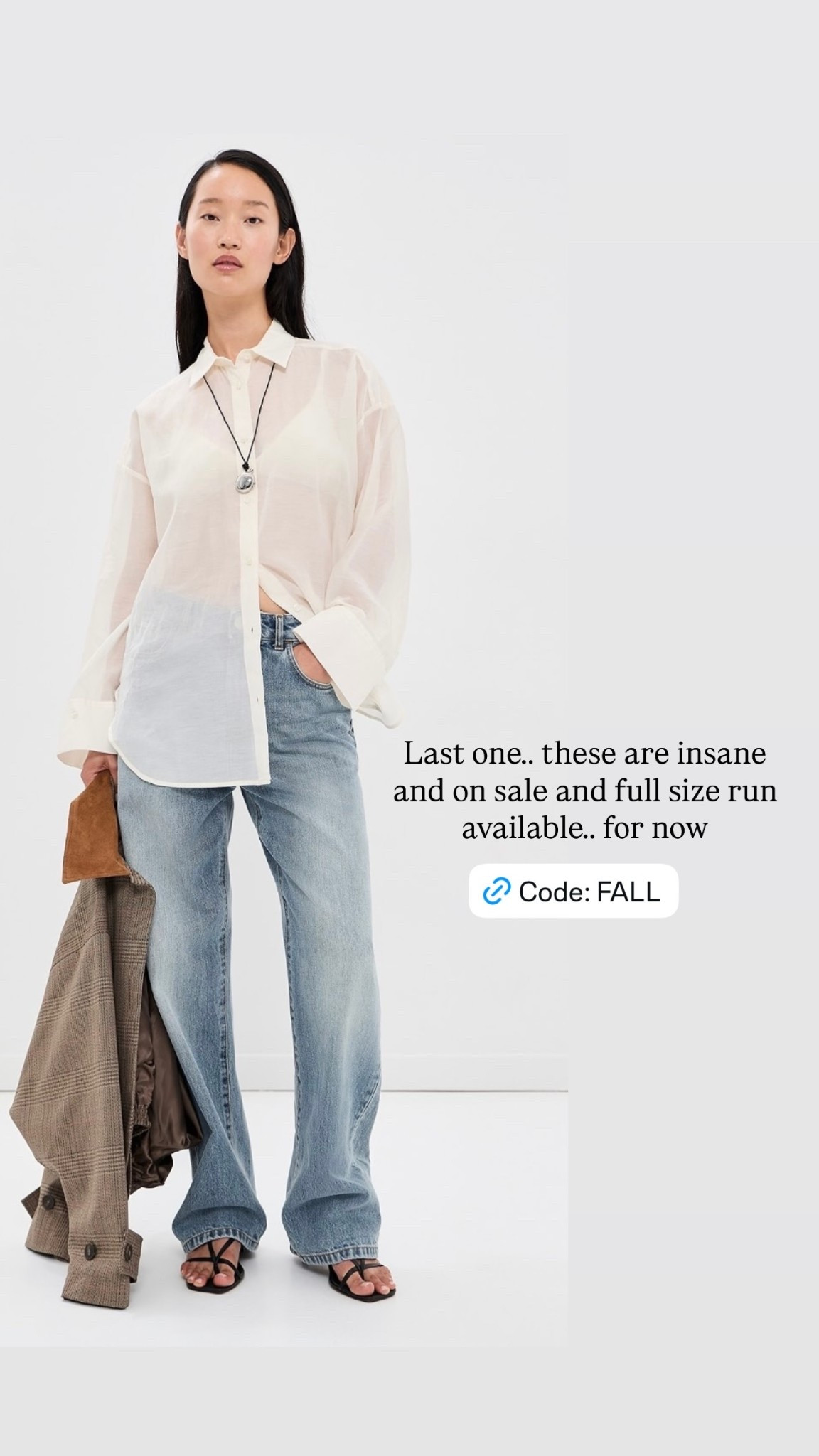 Last one.. these are insane and on sale and full size run available.. for now
@Shopbop

#LTKSaleAlert #LTKootd