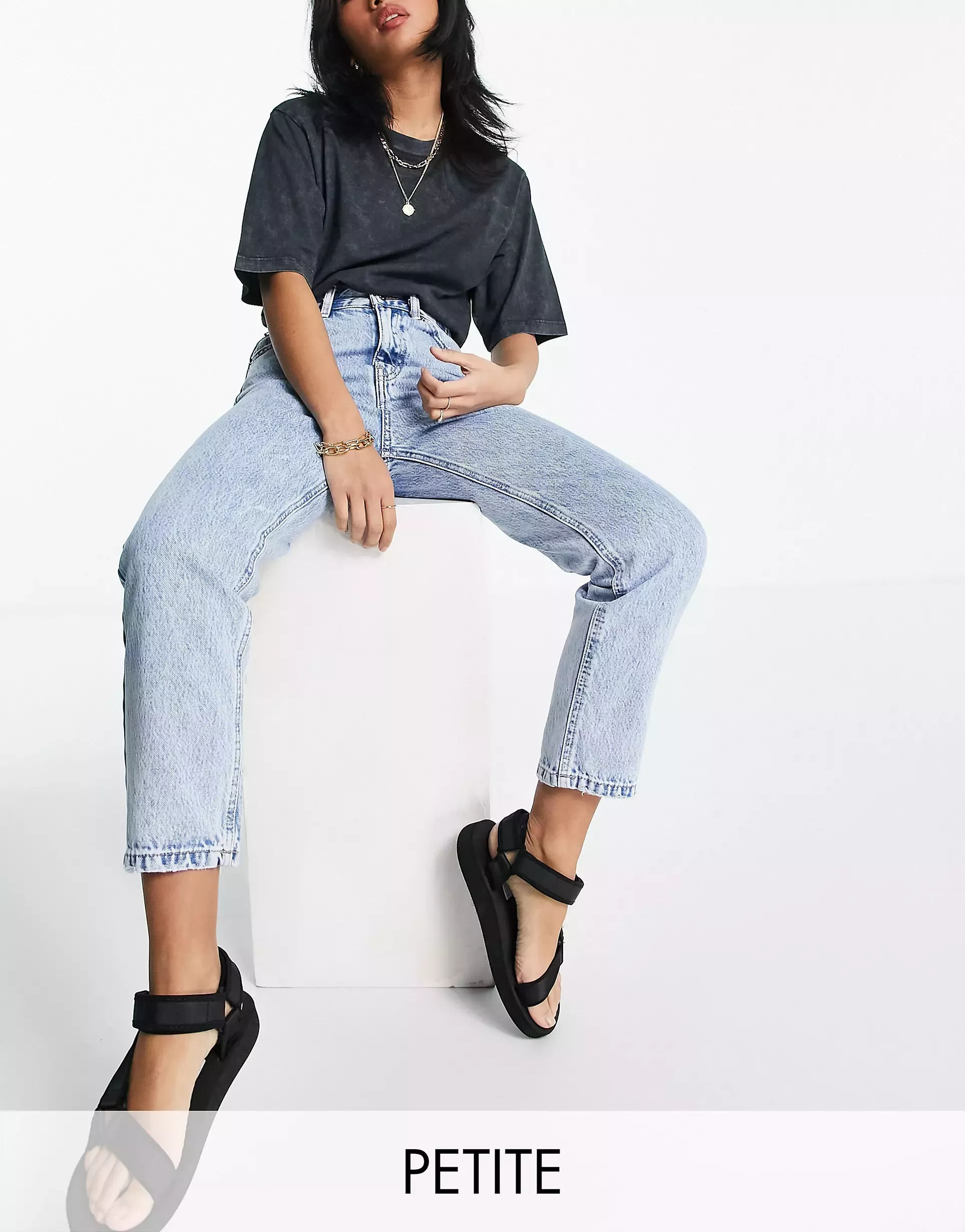 Pull&Bear Tall basic mom jean in … curated on LTK