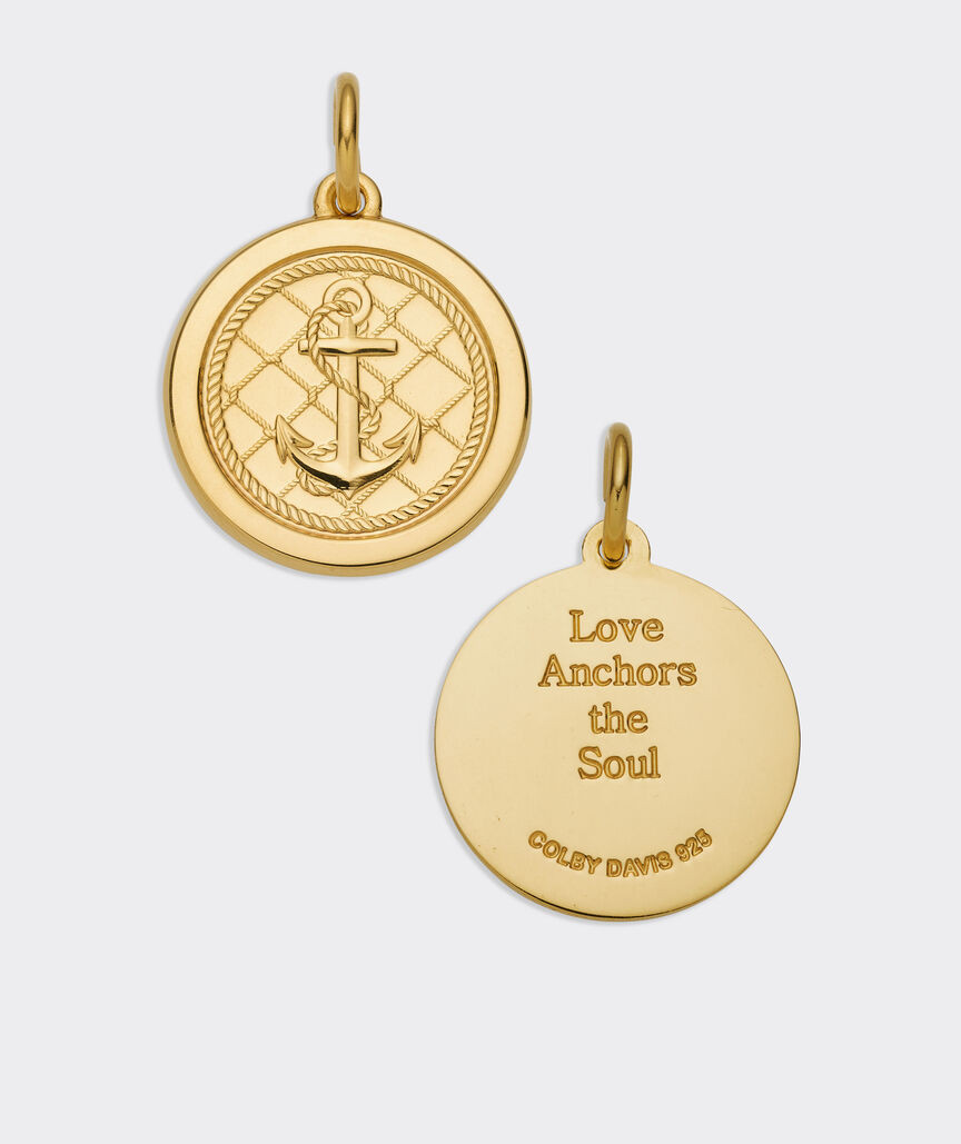 Colby Davis Medium Anchor Pendant | vineyard vines