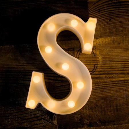Light Up Letters for Wall Decor Led Letter Marquee Lights Alphabet Light Up Letters Light with Remot | Walmart (US)