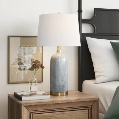 Sevan 27" Blue/Gold Table Lamp | Wayfair Professional
