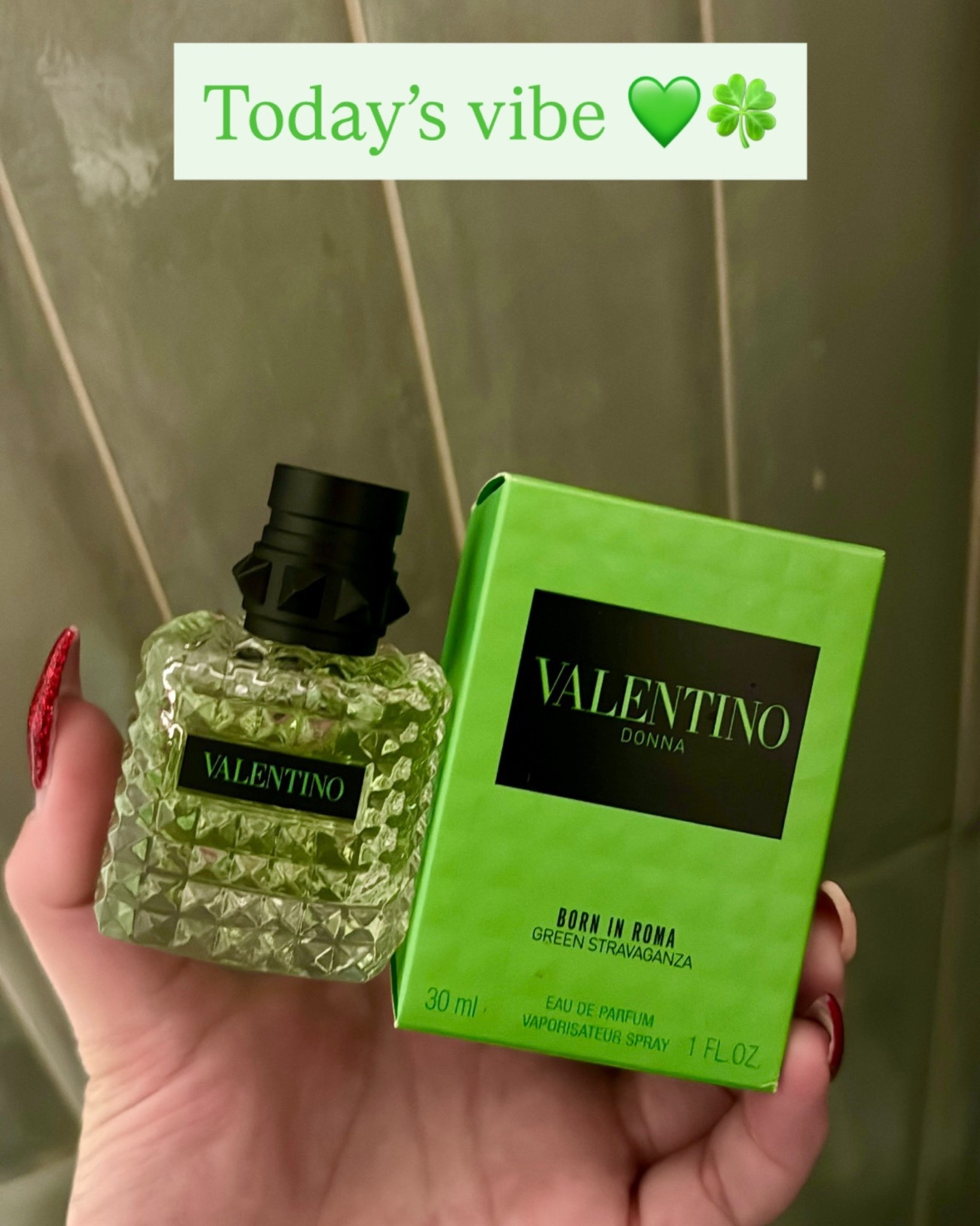 Lucky girl scent 🍀✨
This Valentino Born in Roma Green Stravaganza is fresh, clean, and slightly sweet…perfect for spring & everyday wear 💚💐

#LTKBeauty #LTKSeasonal #LTKselfcare