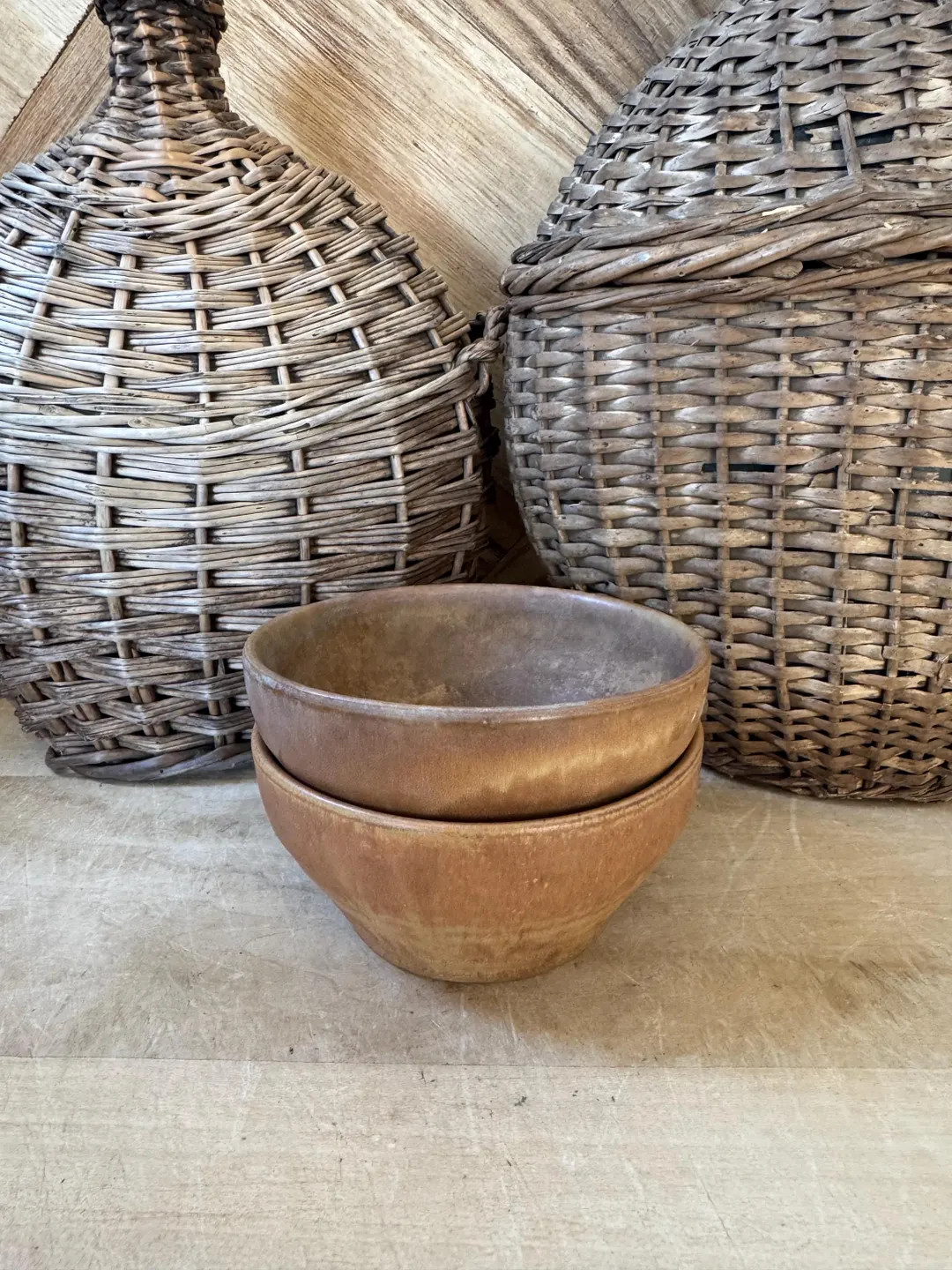Antique French Stoneware Bowls | Set of 2 - Etsy | Etsy (US)