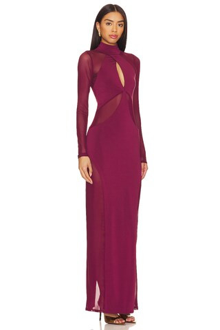 AFRM Rosalia Maxi Dress in Fig from Revolve.com | Revolve Clothing (Global)