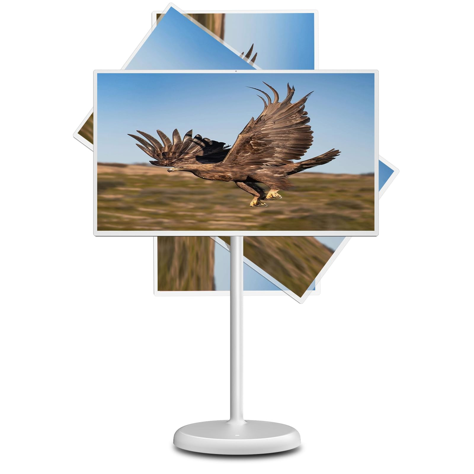 32-Inch Portable Touch-Screen-Monitor | 6G RAM+128G | 1080p Portable TV on Wheels | Android OS | ... | Amazon (US)