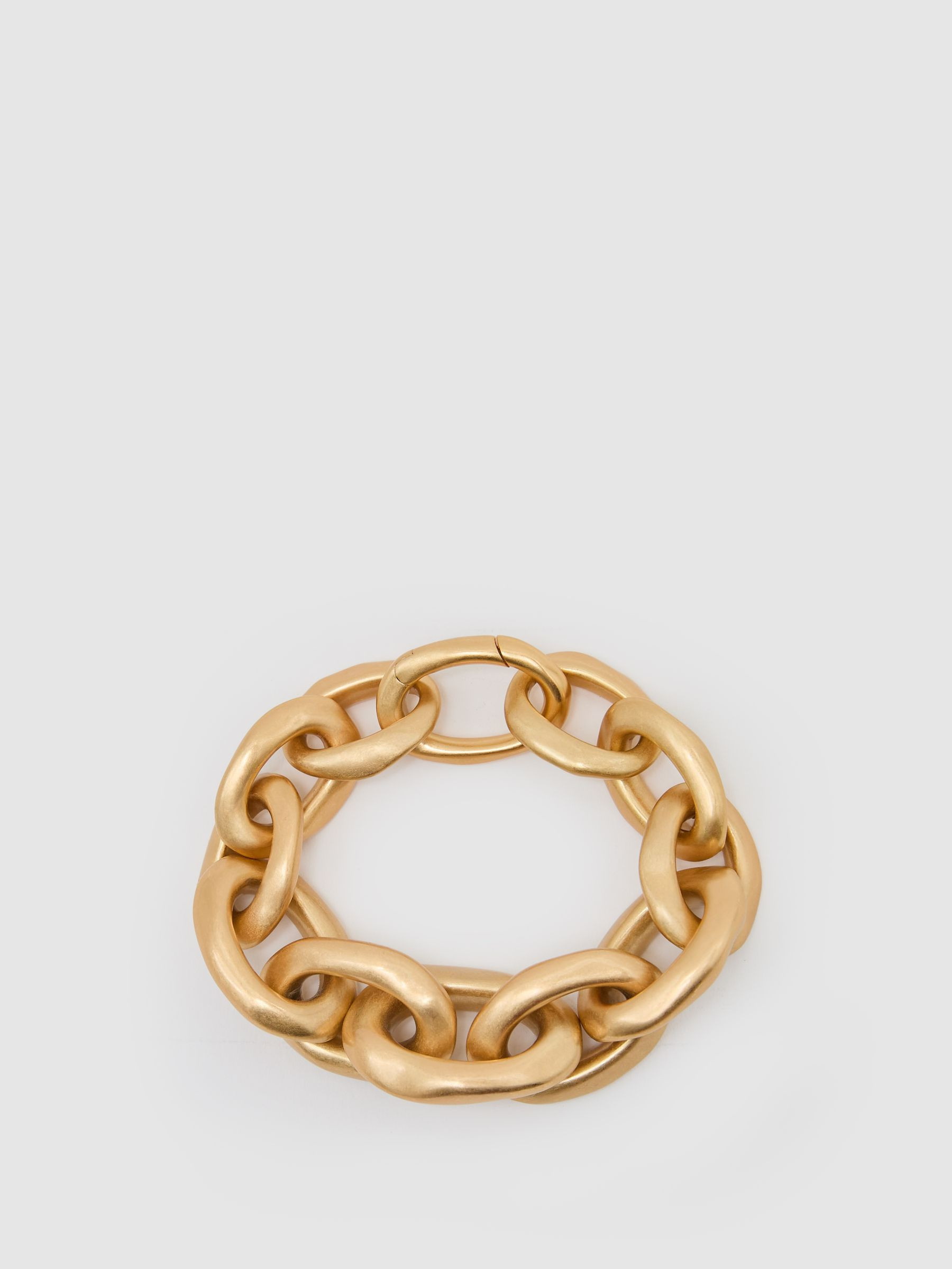 Chunky Chain-Link Bracelet in Gold Tone | Reiss UK