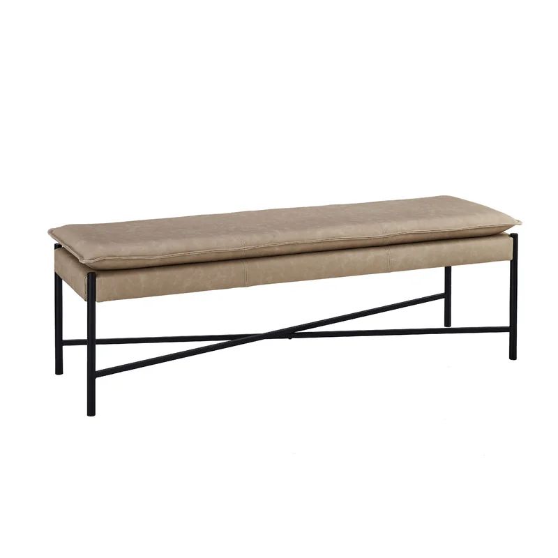 Jeannet Faux Leather Bench | Wayfair North America
