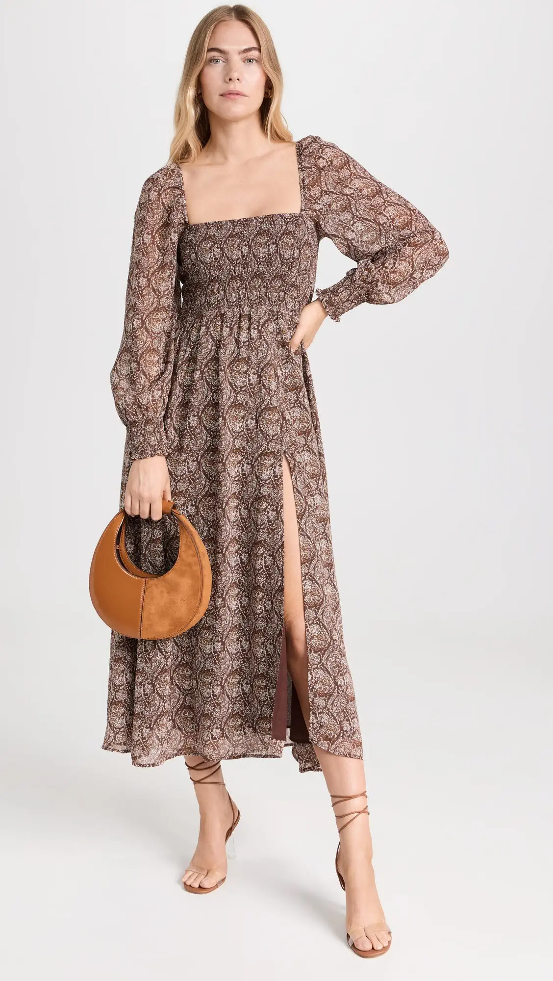o.p.t Classic Smocked Dress | Shopbop | Shopbop