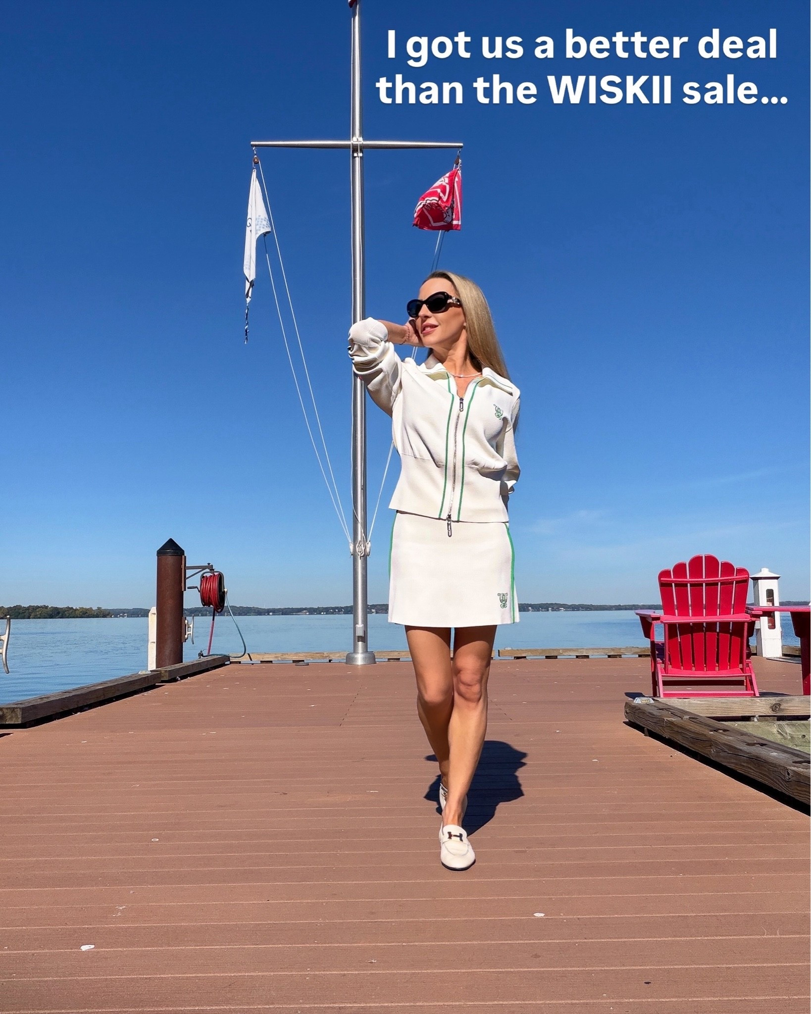 #gifted Use code EVE23 for 23% off @WISKII until October 18th. Including my favorite Sakura Zen pink workout sets, golf outfits, pickleball outfits, knit skirt sets, loungewear and oversized blazer.

#LTKootd #LTKSaleAlert #LTKActive