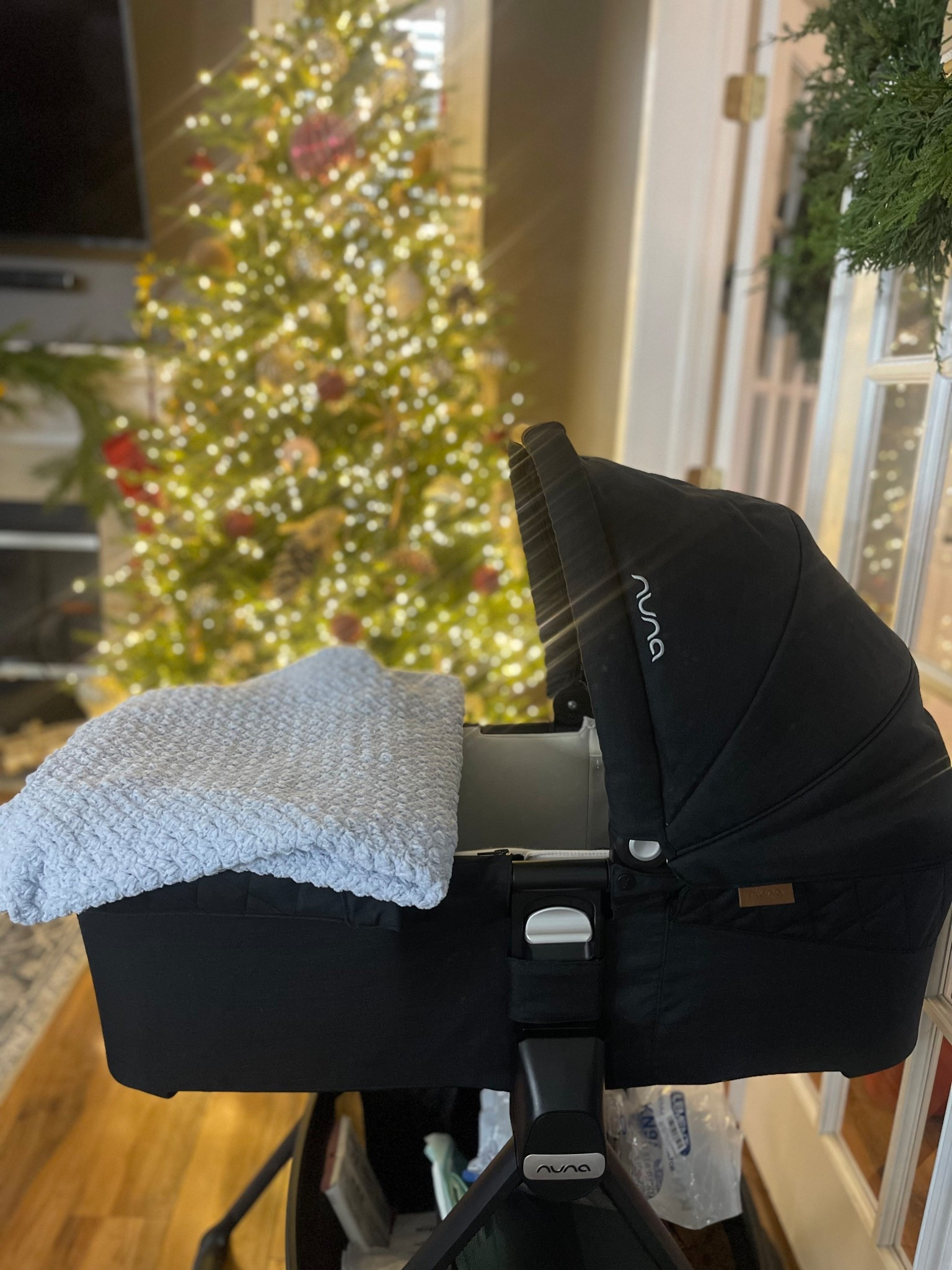 fully in the holiday spirit this year on the other side of infertility 🤍 hope everyone had a fulfilling thanksgiving! love our new tree from home depot & we've gotten so much use out of this bassinet already (also connects to our stroller the nuna mixx)!

#LTKmomlife #LTKGiftGuide #LTKCyberWeek