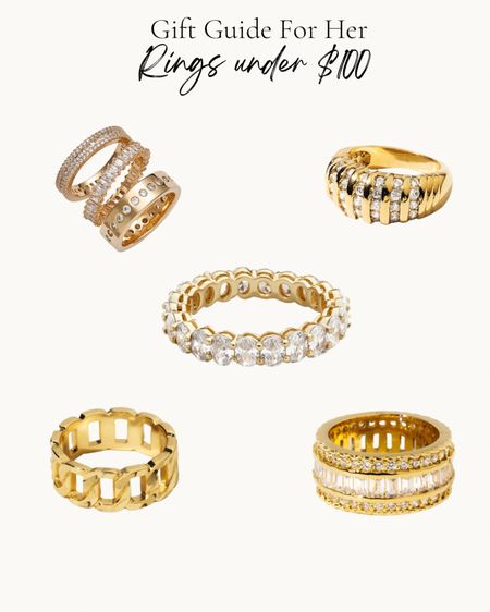 Gold rings to add to someone’s Christmas gift 💍

Christmas gift guide. Gift guide for her. Gift guide under $100. Gifts for bestfriend. Gifts for friend. Holiday gift idea. Gold rings. Gold trendy rings. Gold diamond ring. 

#LTKGiftGuide #LTKHoliday #LTKunder100