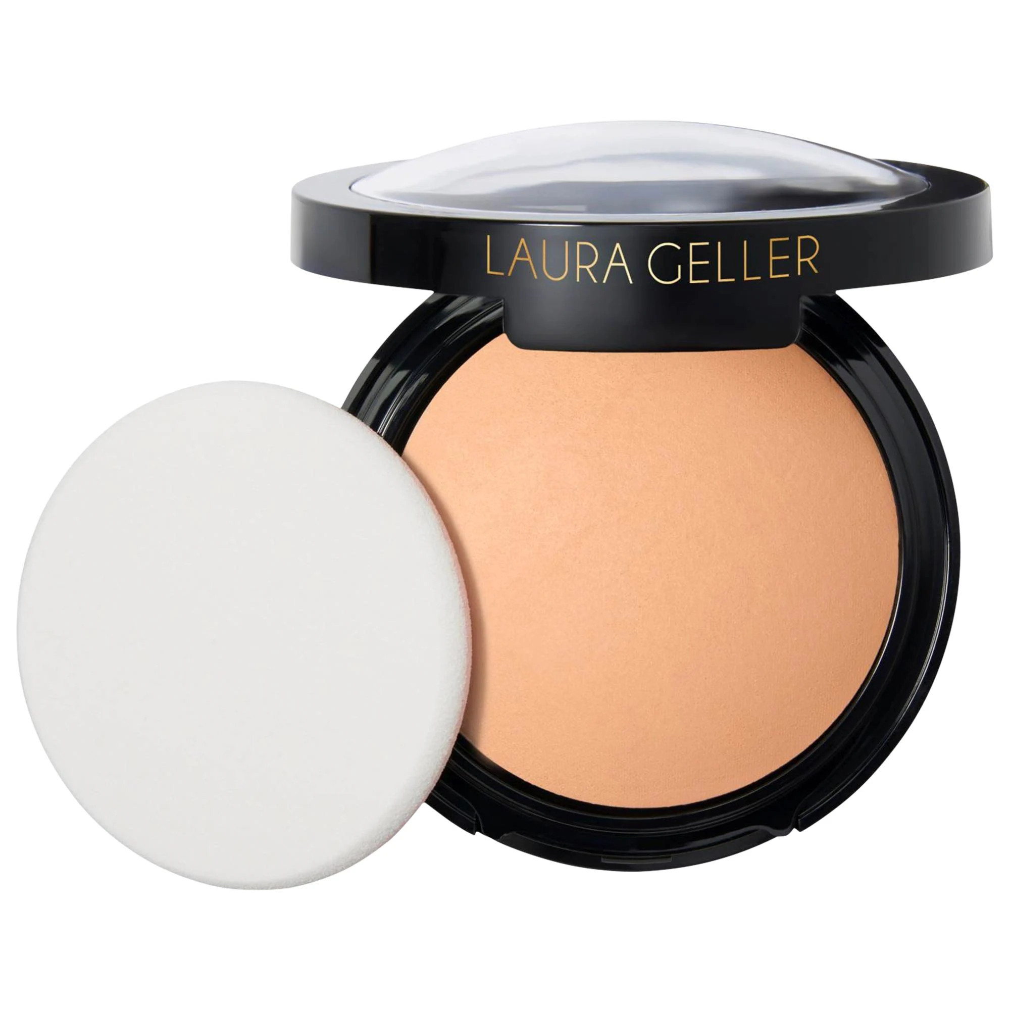 Laura Geller Double Take Full Coverage Baked Powder Foundation Light 0.35 oz/10.0 g | Sephora (US)
