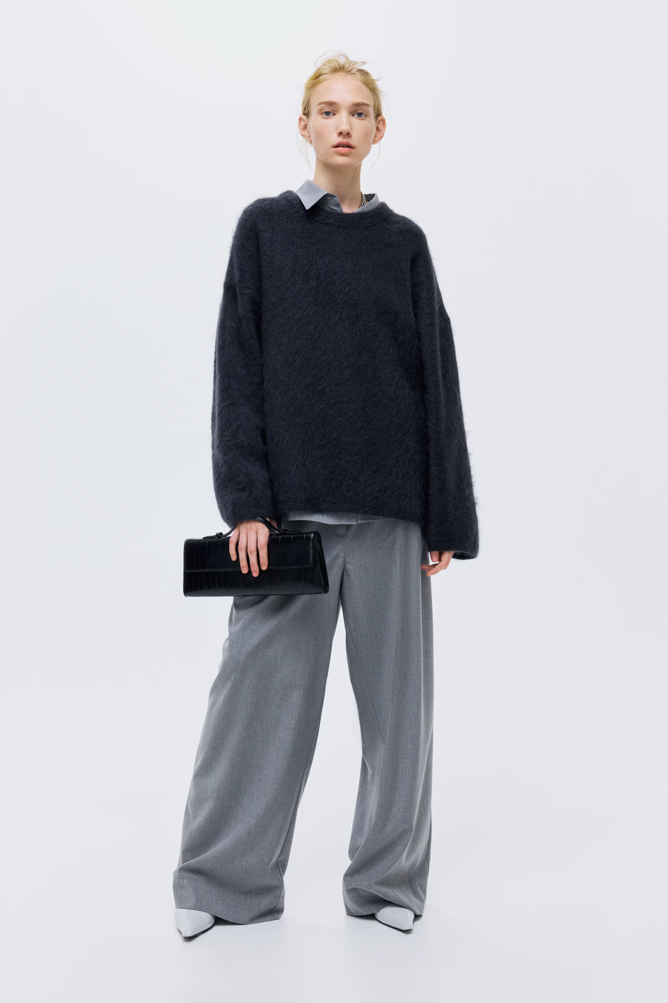 Oversized mohair-blend jumper | H&M (UK, MY, IN, SG, PH, TW, HK)