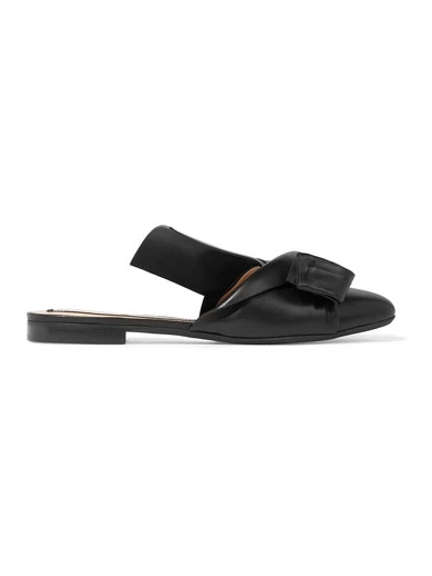 Knotted leather slippers | NET-A-PORTER (UK & EU)