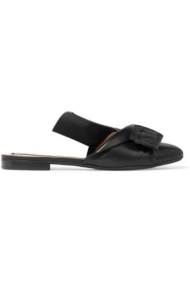 Knotted leather slippers | NET-A-PORTER (UK & EU)