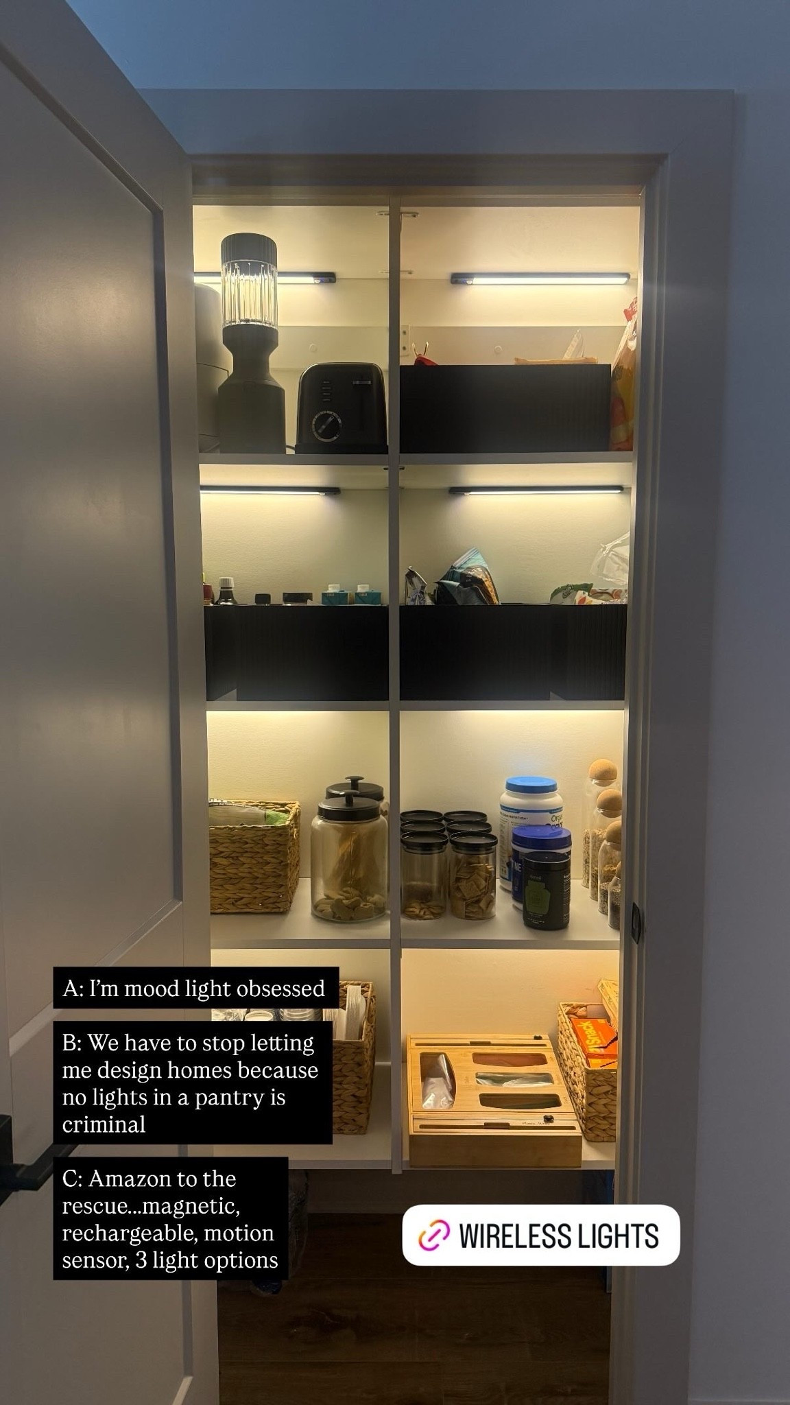 Pantry Wireless Lights

#LTKHome