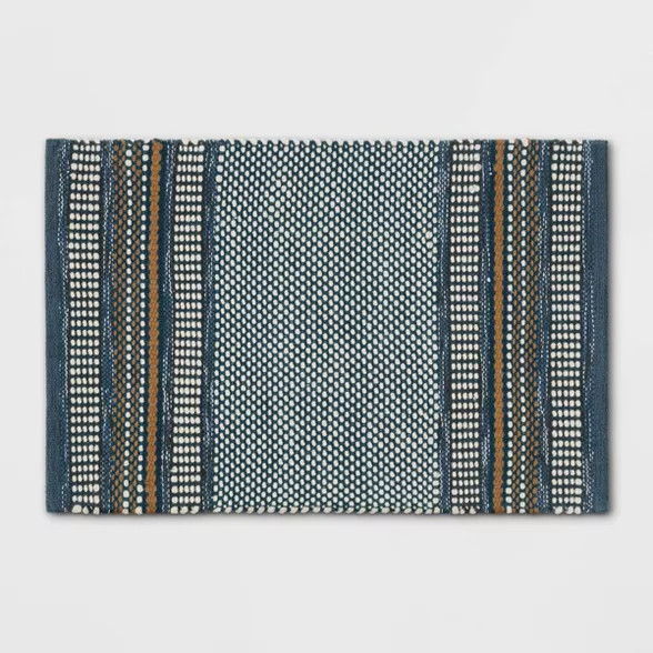2'x3' Stripe Scatter Rug Blue - Threshold™ | Target