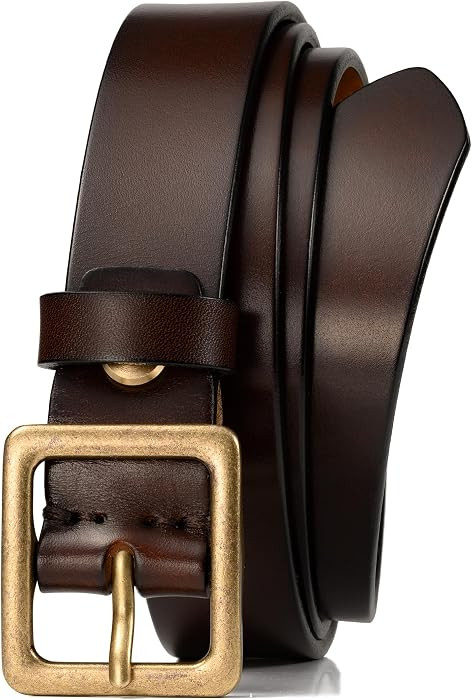 WOLFANT 1.1" Womens Jeans Casual Belt,100% Italian Full Grain Real Leather | Amazon (US)