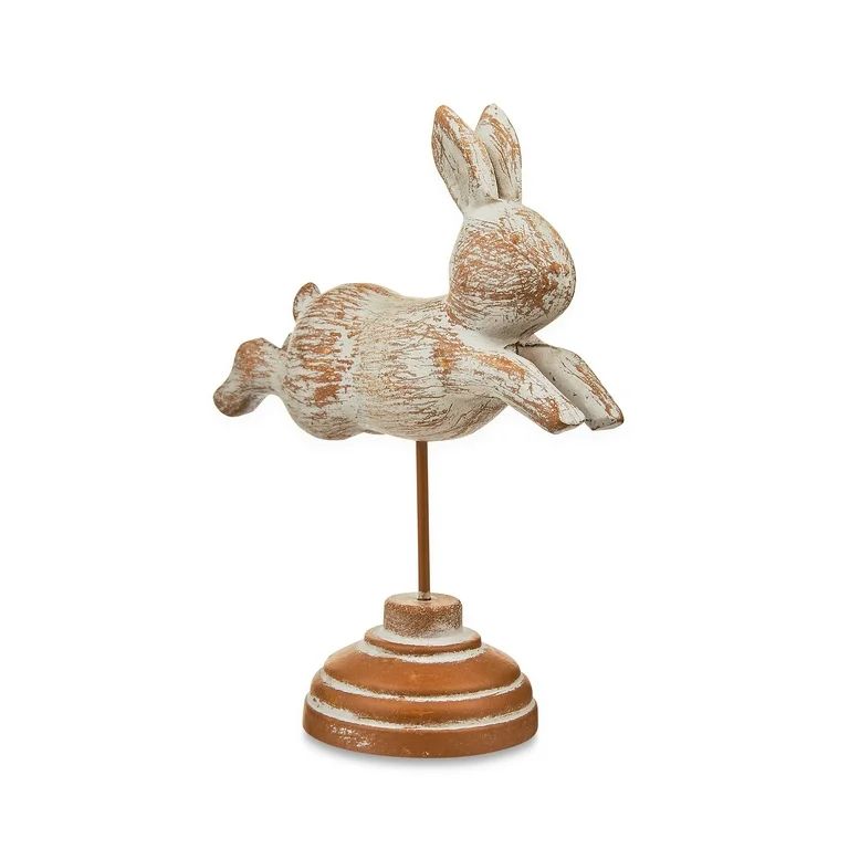 Easter Leaping Bunny Tabletop Decor, 7 in, by Way To Celebrate | Walmart (US)