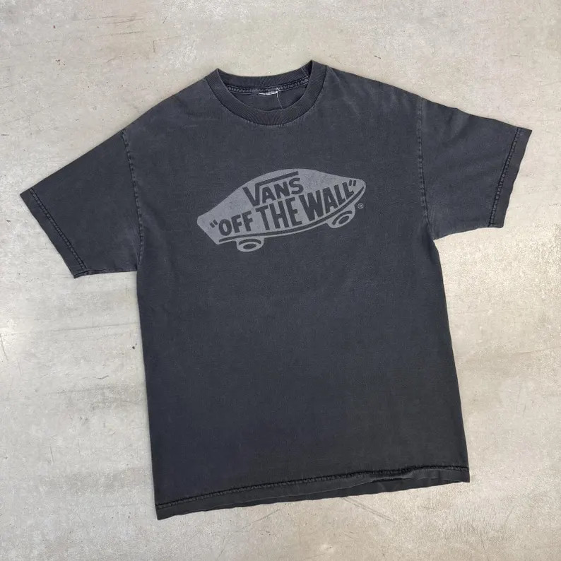 Vintage 90s Vans Skateboards Original Logo Faded Graphic Tshirt / Skate / California / Retro / Bl... | Etsy (Global)