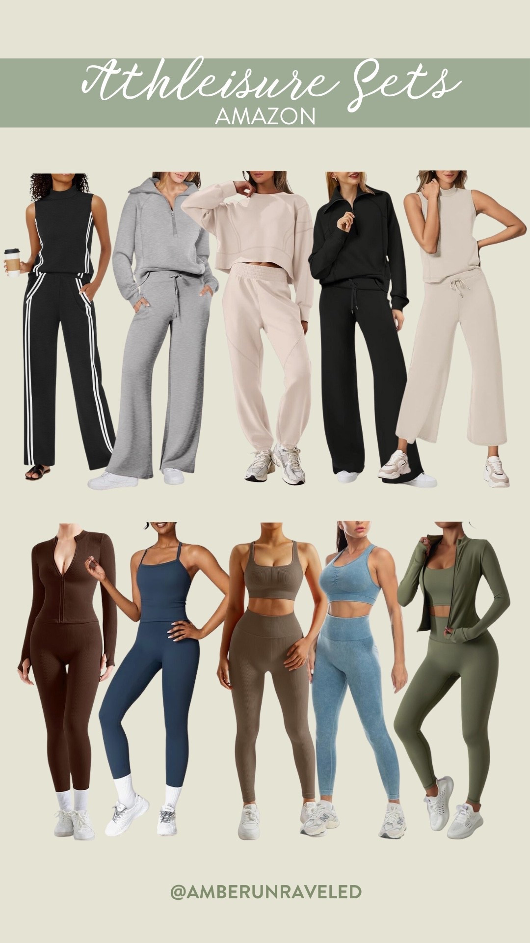 To the fitness and homebody girlies combined, here's a collection of athleisure sets from Amazon you'll love wearing for every other day! Much easier for a gym to weekend transition. gym wear, lounge wear, airport fit, affordable finds, LTK Fitness

#LTKSeasonal #LTKTravel #LTKActive