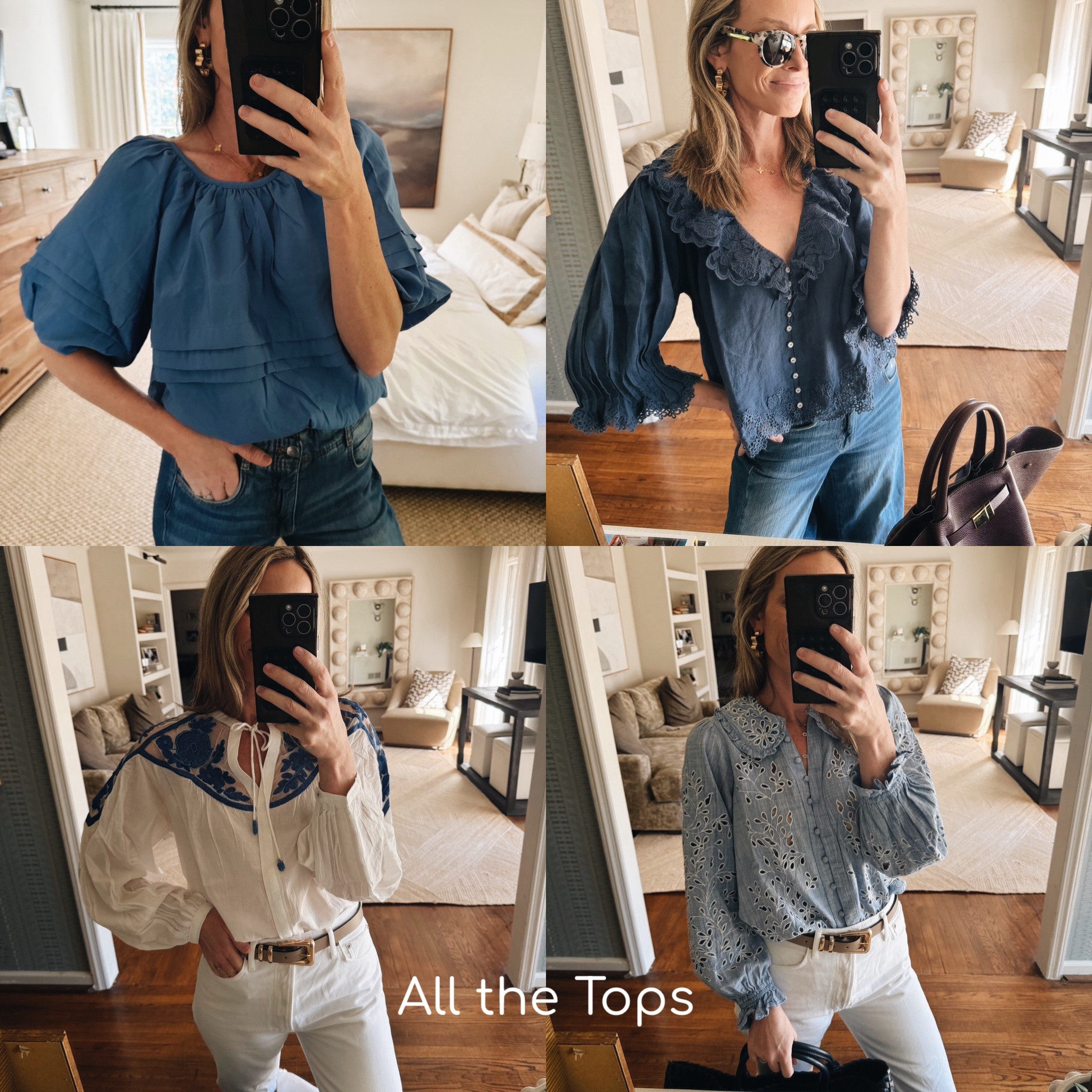 @anthropologie with all the cute tops! 