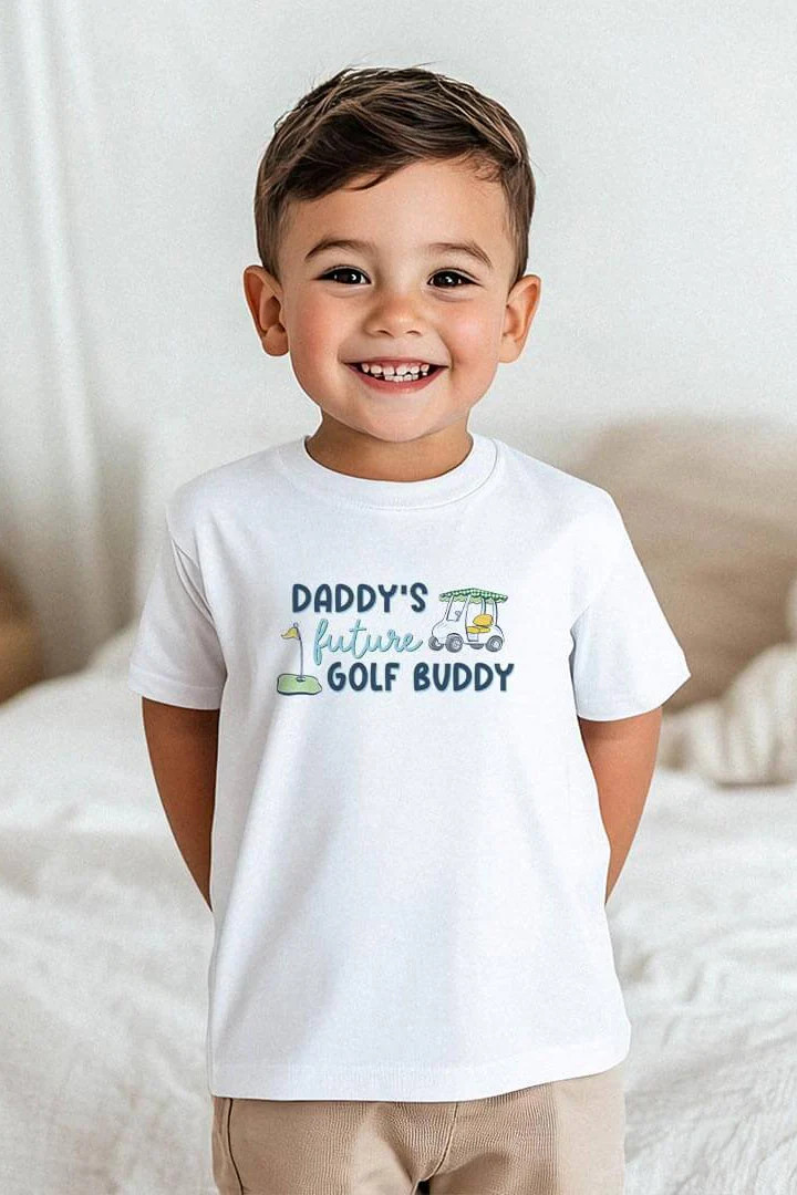 Future Golf Buddy Kids Graphic Tee | White | Caden Lane