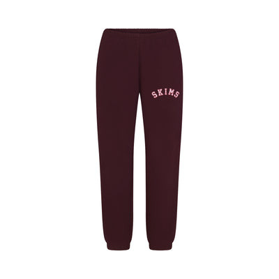 SKIMS Classic Jogger Pants | Red | Small | Cotton Fleece | SKIMS (US)